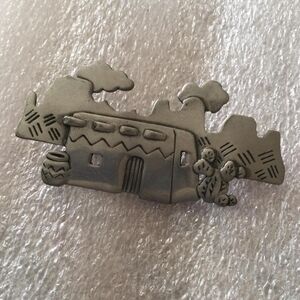 JJ Pueblo and cactus pin